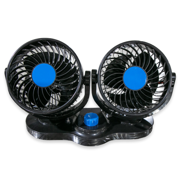 Dual Head 12v Camping Fan